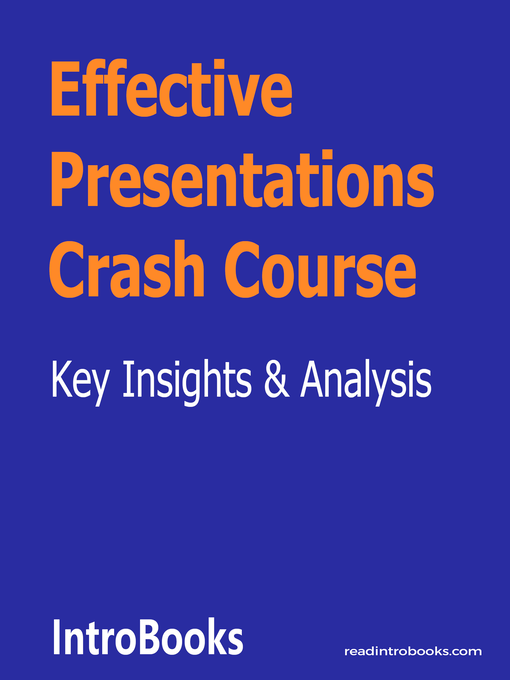 Title details for Effective Presentations Crash Course by Introbooks Team - Available